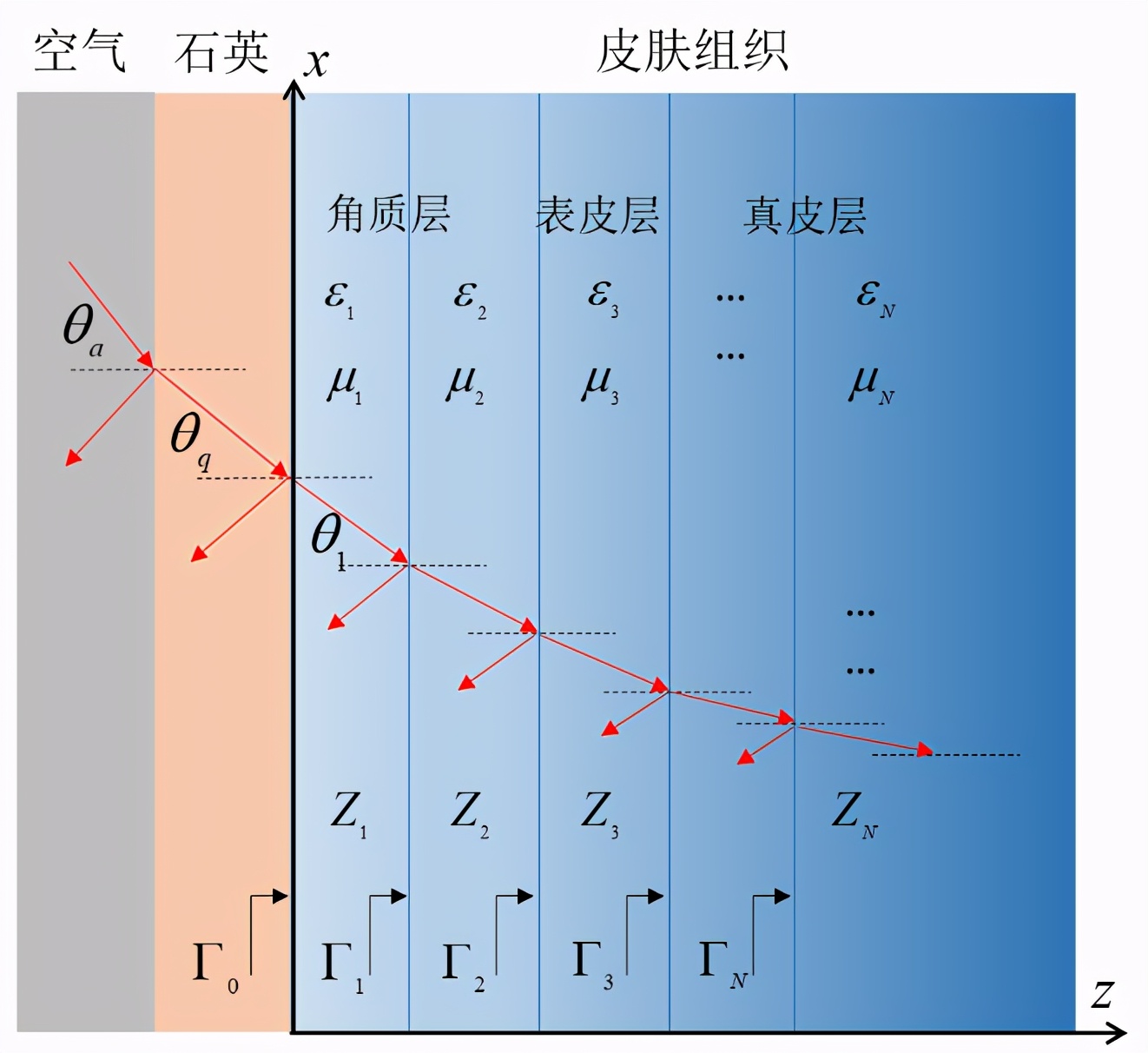 重庆大学杨帆团队：应用太赫兹时域光谱技术，评估皮肤的水分含量