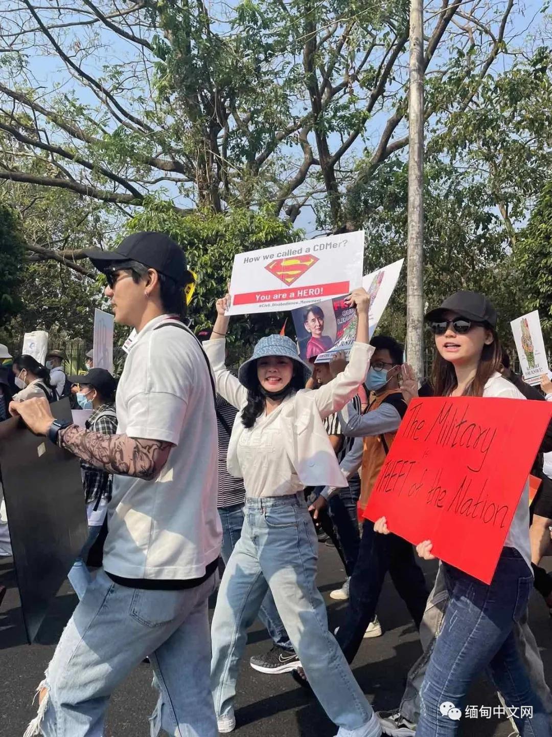 “救救缅甸！”缅甸政变后，缅甸娱乐圈有明星