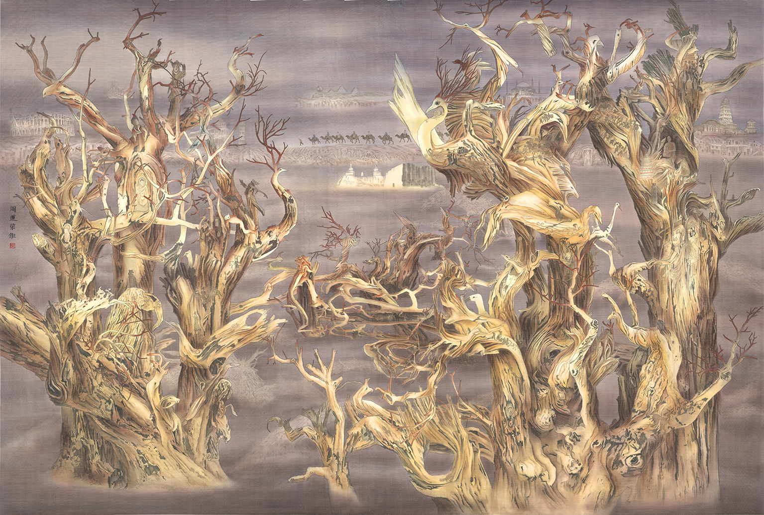 花木本天成 妙手偶得之——著名画家周莲荣寄情于工笔，感悟造化之神奇