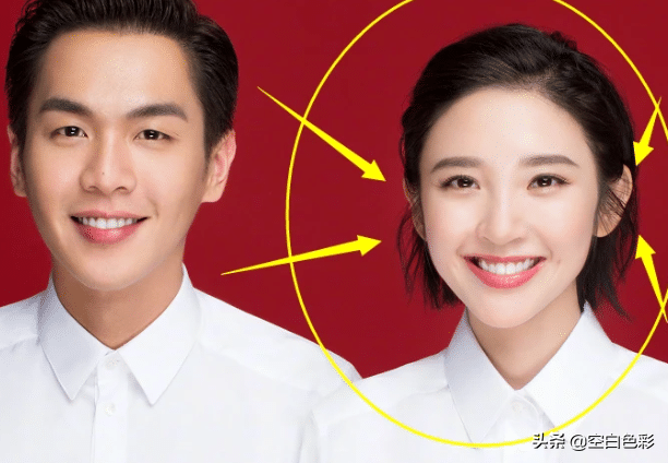 都说结婚证件照要露出眉毛，当看到魏晨老婆，这也行？