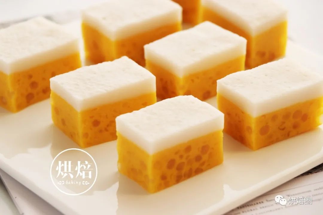 把西米整粒加入到木薯粉中蒸出來的糕好有嚼勁