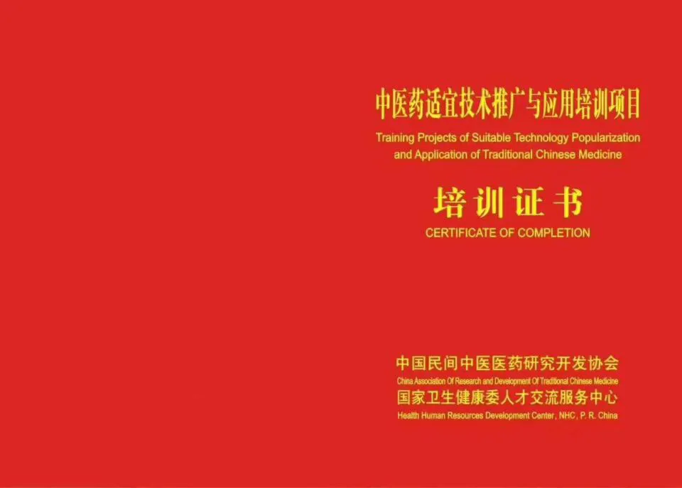 中医药适宜技术，特色工种中医康复理疗师等