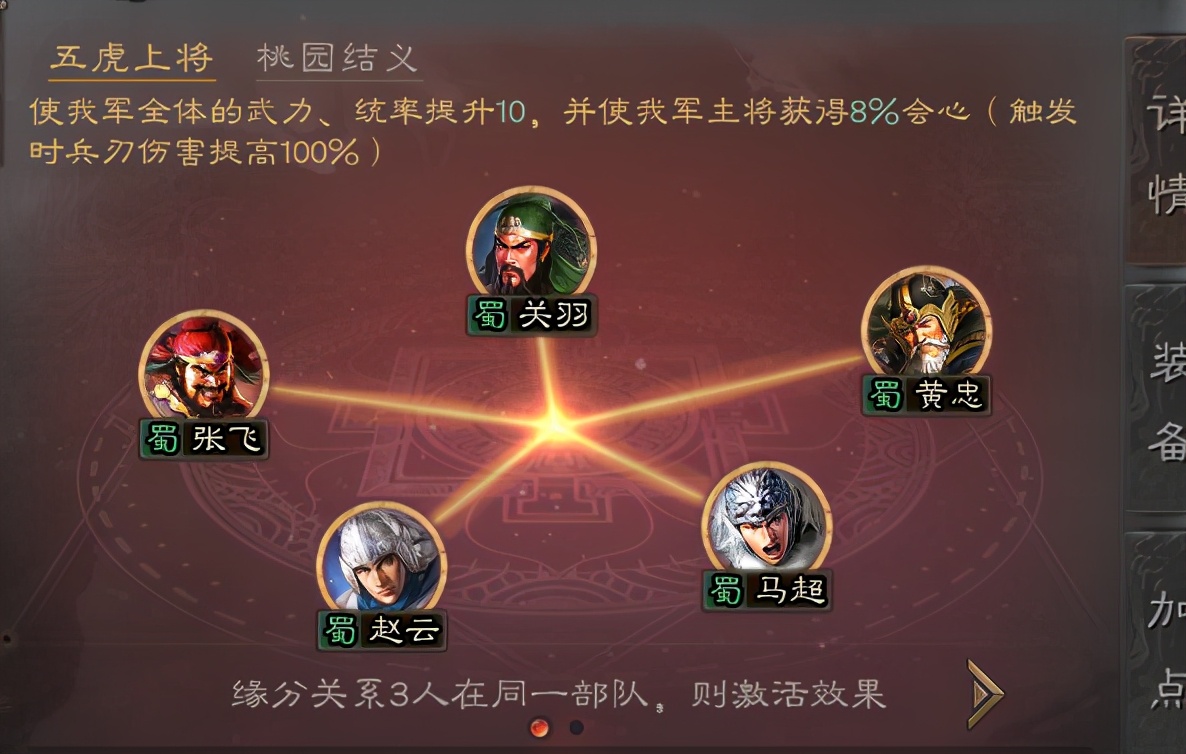 三国志战略版：蜀国缘分羁绊的解析，除了桃园还有什么可玩？