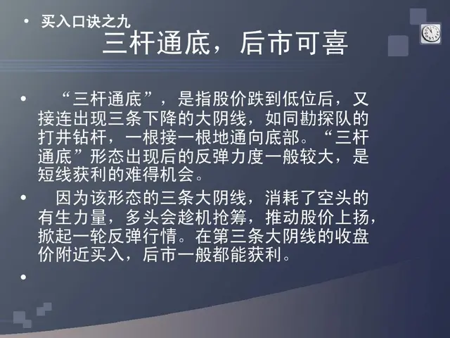 股票口诀图解一（买入口诀）
