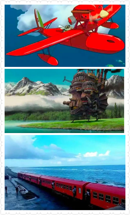 飞行器，机械城堡，海面火车——宫崎骏动画中的“怀旧机械风”