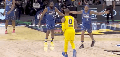 詹姆斯队连续4年赢下全明星赛！字母哥获MVP，当成总决赛打了