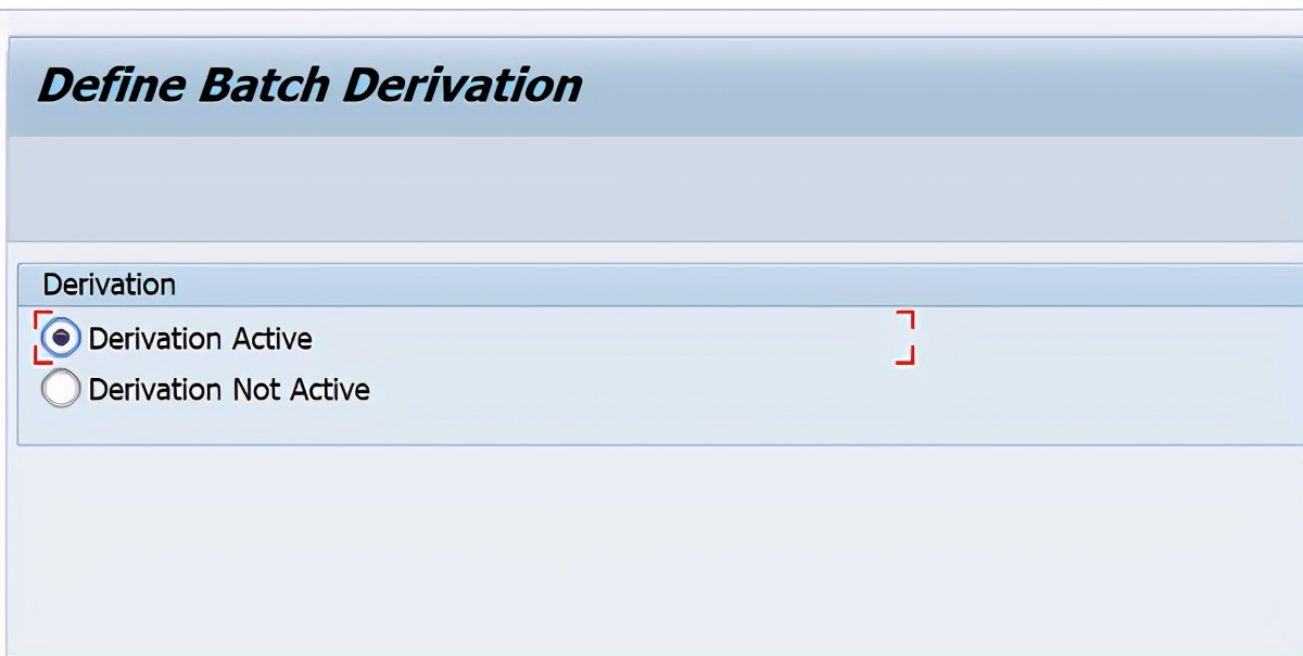 SAP Batch Derivation功能初探之二