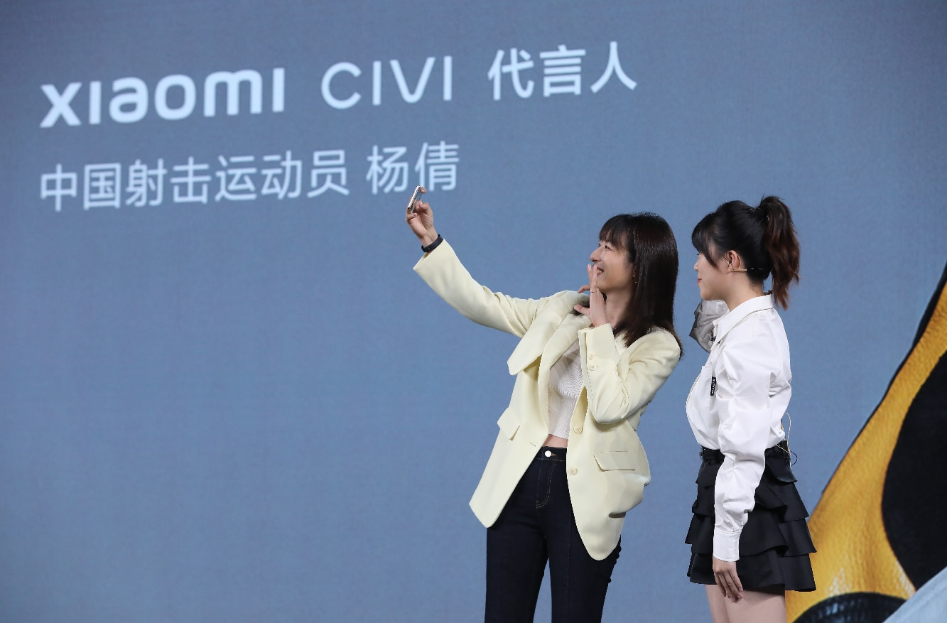 奥运冠军杨倩为小米手机代言，55W+3200万，高颜值新机仅售2599元