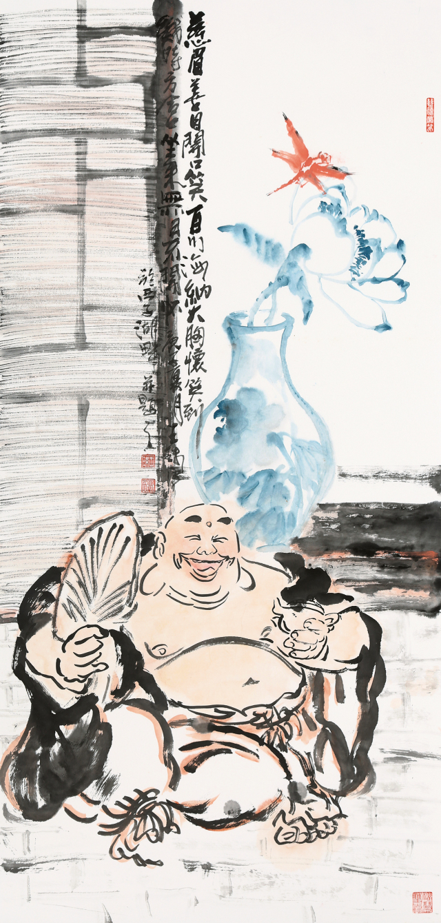 乐和弥勒·慈爱人间——王玮百幅弥勒精品展在临海市博物馆开幕