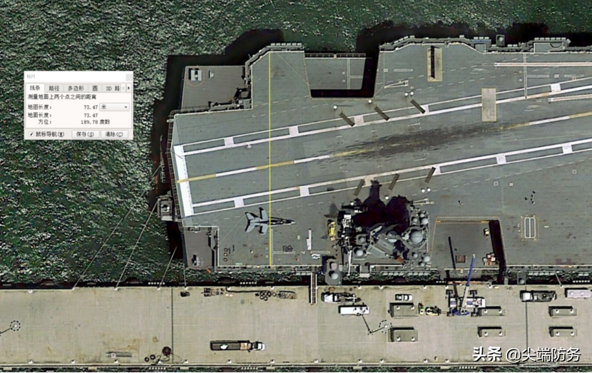 基本上可以确定003航母飞行甲板的宽度将超过美国福特级(图2) 基本上可以确定003航母飞行甲板的宽度将超过美国福特级