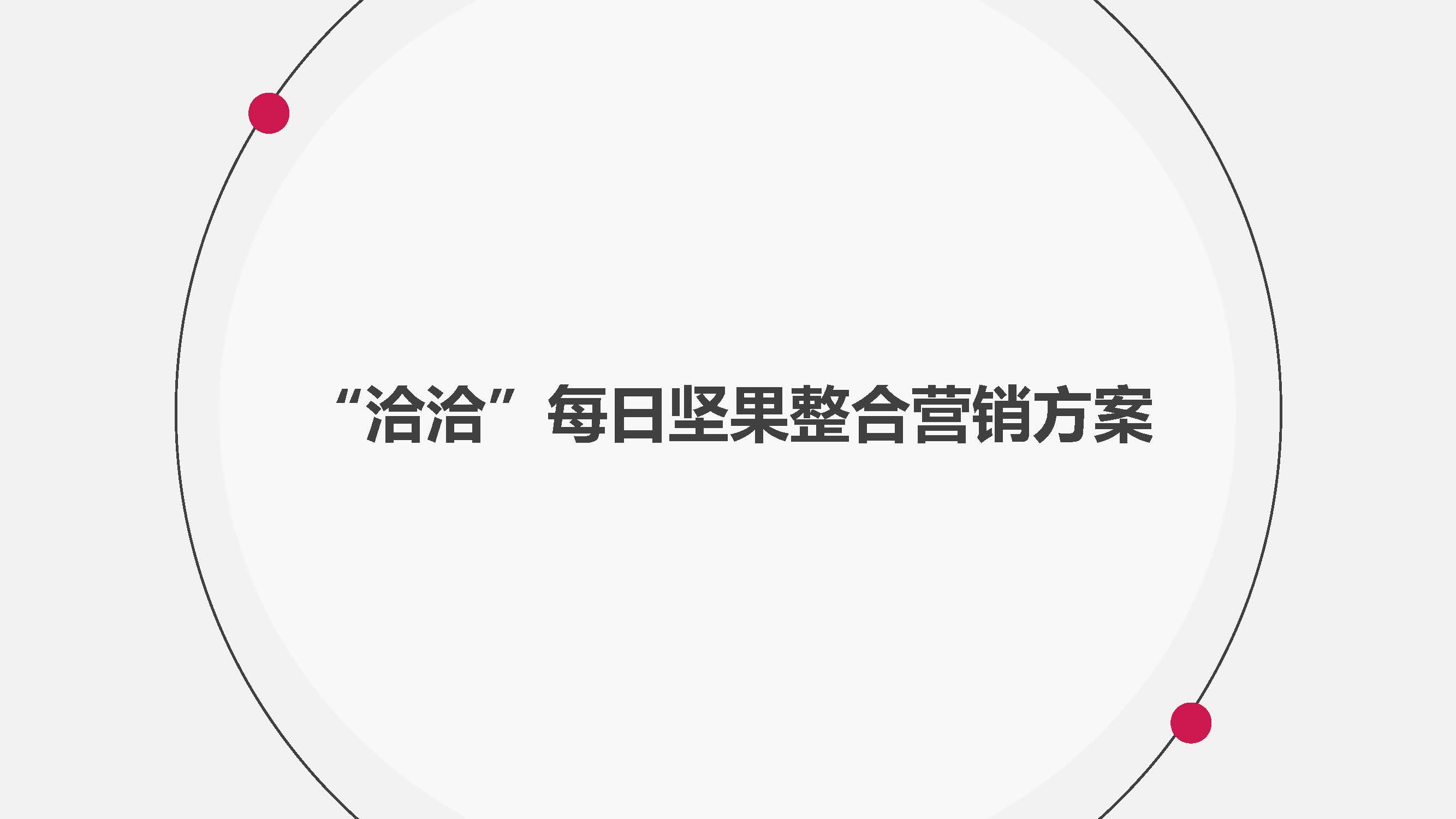 “洽洽”每日坚果整合营销方案-第四餐让生活还原 让吃变得更精致