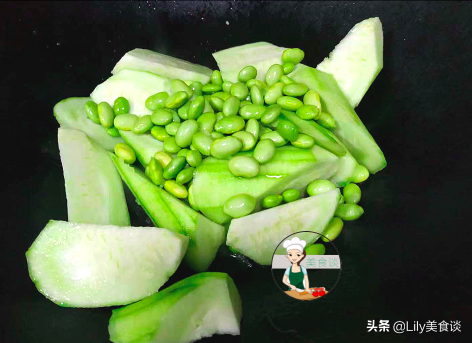 图片[8]-【丝瓜炒毛豆】做法步骤图 营养解暑 顺利度夏-起舞食谱网