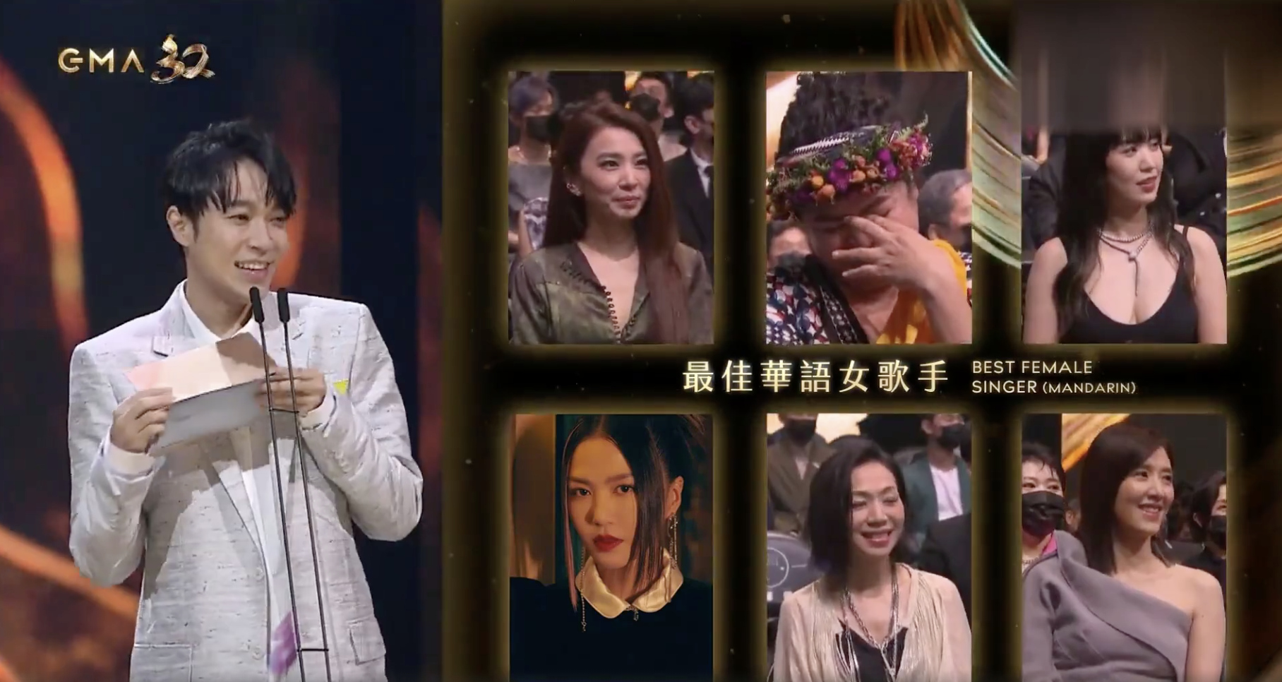 田馥甄获金曲奖歌后，任家萱陈嘉桦开心祝贺，神情友情惹人羡