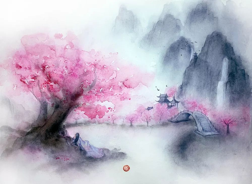 古风美景 | 夜灯缈澜，飞花自在