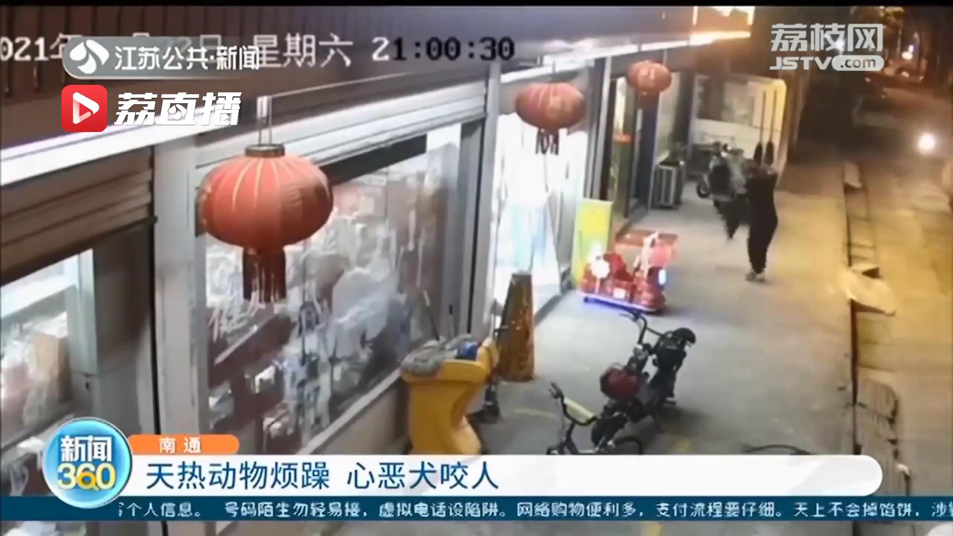 天热当心动物烦躁！南通一恶犬接连咬伤20多人 有人被咬伤肚子