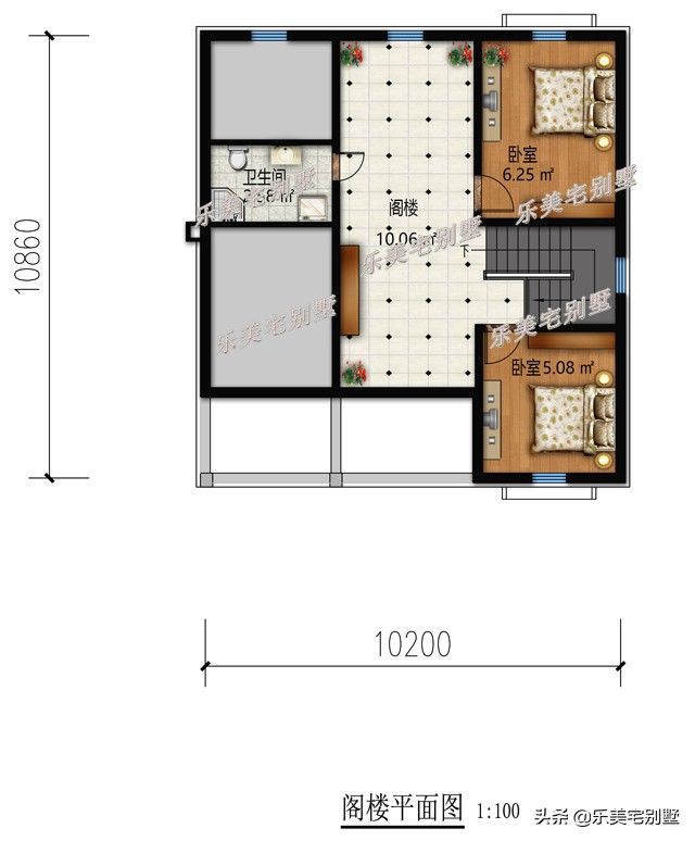 10款一层平房自建别墅设计图小房子也可以有大排面