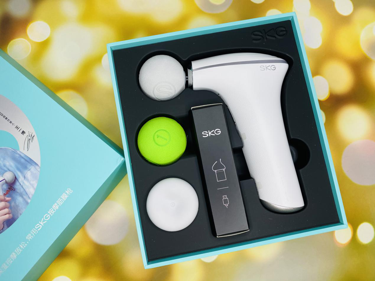 深度测评筋膜枪界的网红—SKG F5热敷按摩筋膜枪