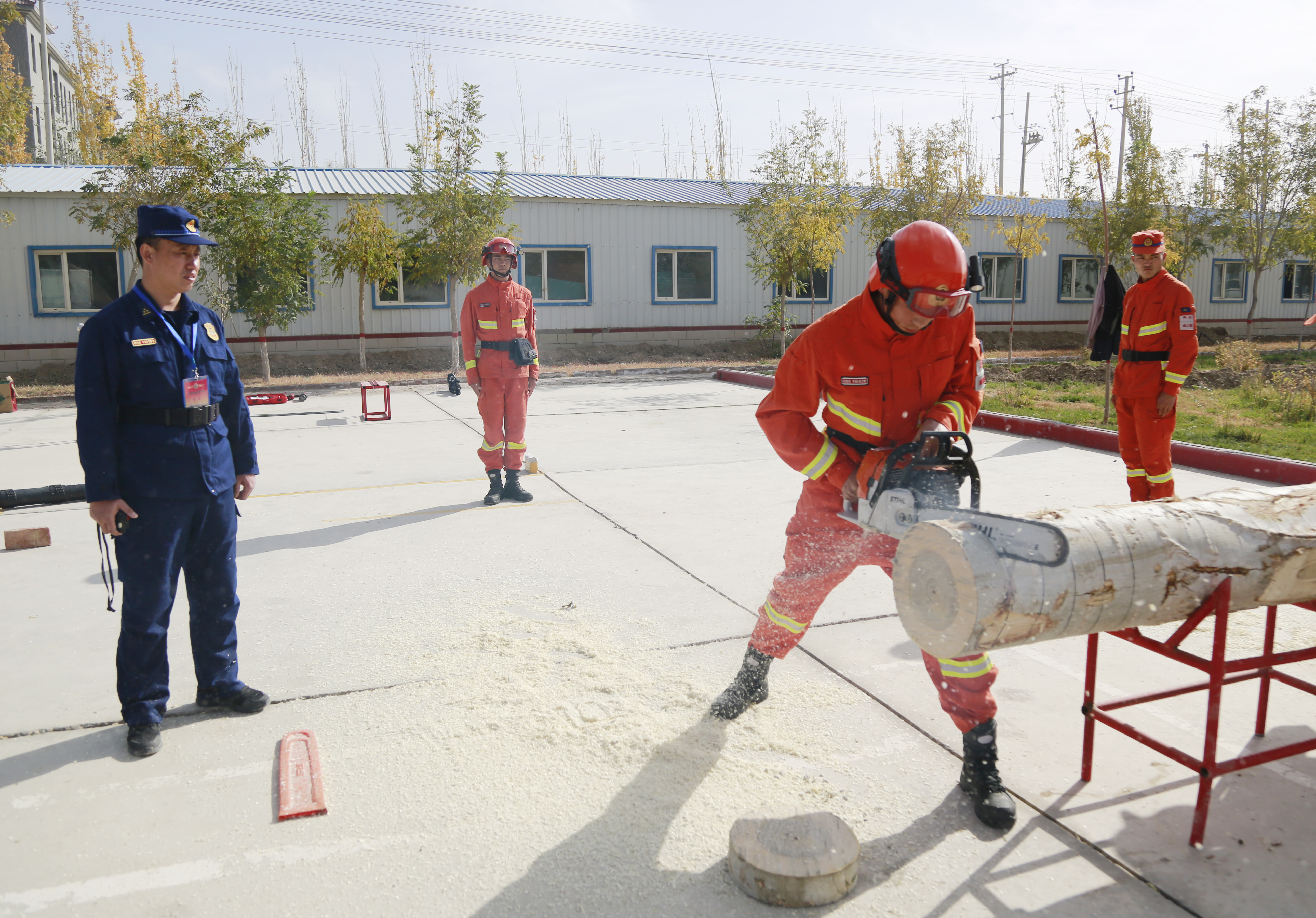 新疆巴州森林消防圆满完成第三季度按纲抓建考核