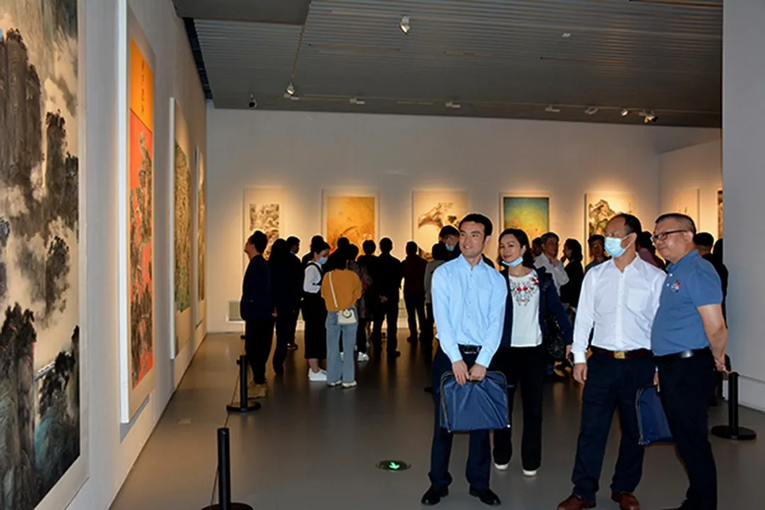 画家未君作品亮相湖南统一战线庆祝中国共产党成立100周年书画展