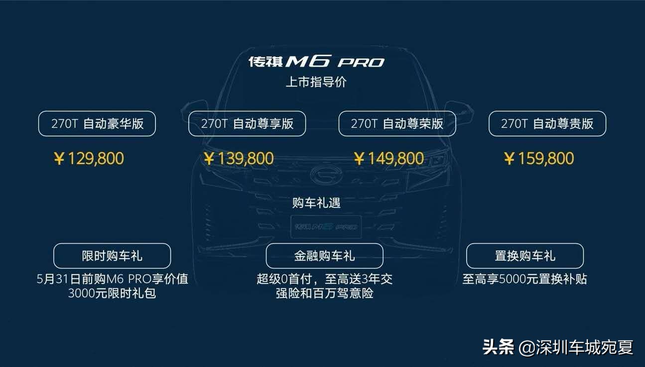 中国品牌MPV价值标杆！广汽传祺M6 PRO广州站上市 12.98万起售