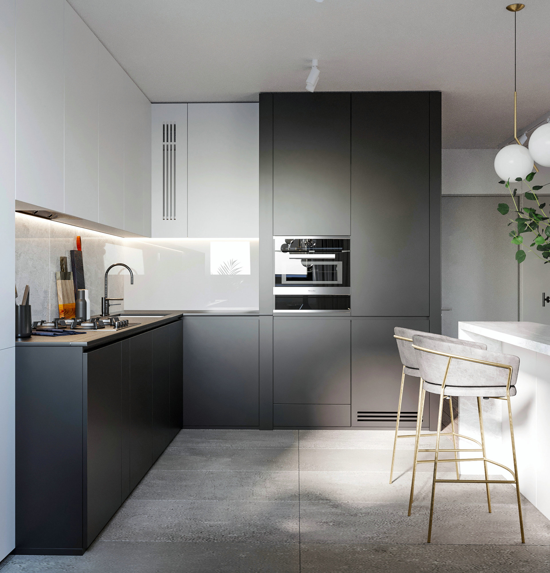 厨房好不好看关键看橱柜颜色20款好看到爆的北欧风橱柜get好