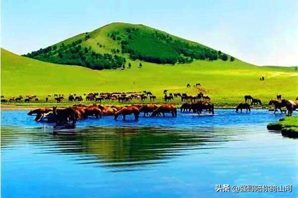 It turns out that the grassland is not only vast and magnificent, but also full of tenderness, watching the lakes and mountains, and enjoying the beautiful sunset