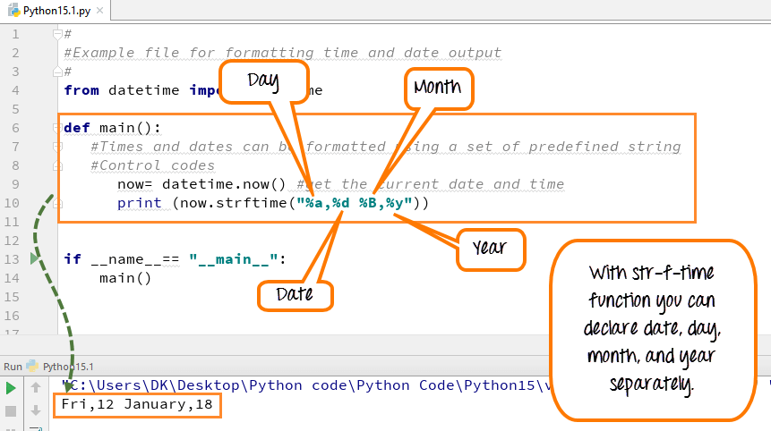 DAY6-step6 Python DateTime, TimeDelta, Strftime(Format)