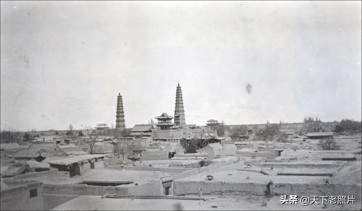 1910年 甘肃涼州（今武威）城市真实影像及建筑大观