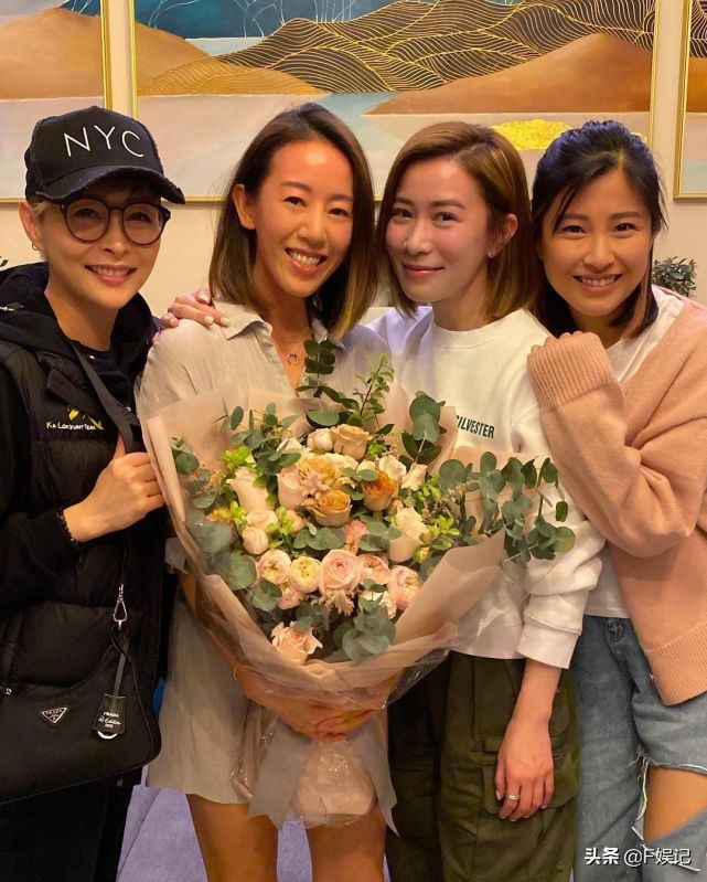 佘詩曼湯盈盈等TVB七魔女齊聚為梁靖琪慶生還有老公恩愛相陪