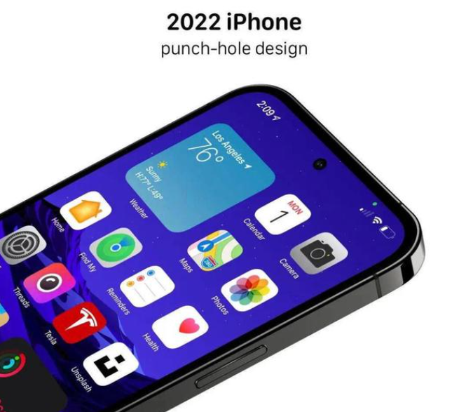 iPhone 13外观渲染图没了刘海,会有屏幕指纹技术?