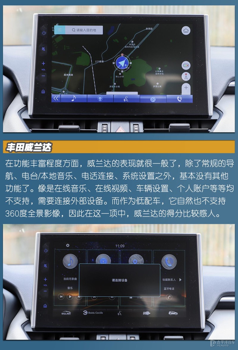 终于轮到丰田威兰达上场，只是还没发威，就把“假人”撞翻