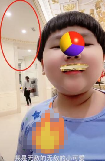 郭德纲6岁小儿子玩自拍，却意外曝光豪宅一角，金色系装修似皇宫