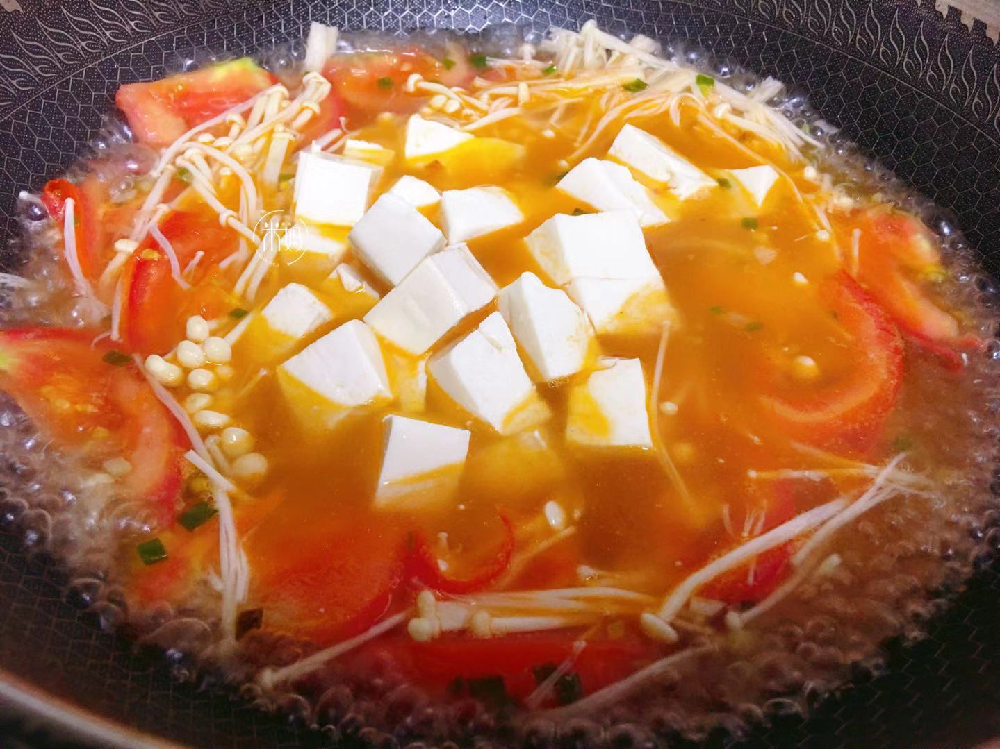 图片[11]-西红柿鸡蛋豆腐菌菇汤做法步骤图 清爽润燥又开胃营养好吃还不长脂肪-起舞食谱网