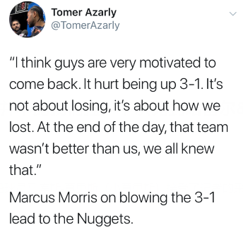 小莫里斯：金塊並不比我們強，下次見到哈雷爾&格林要打爆他們