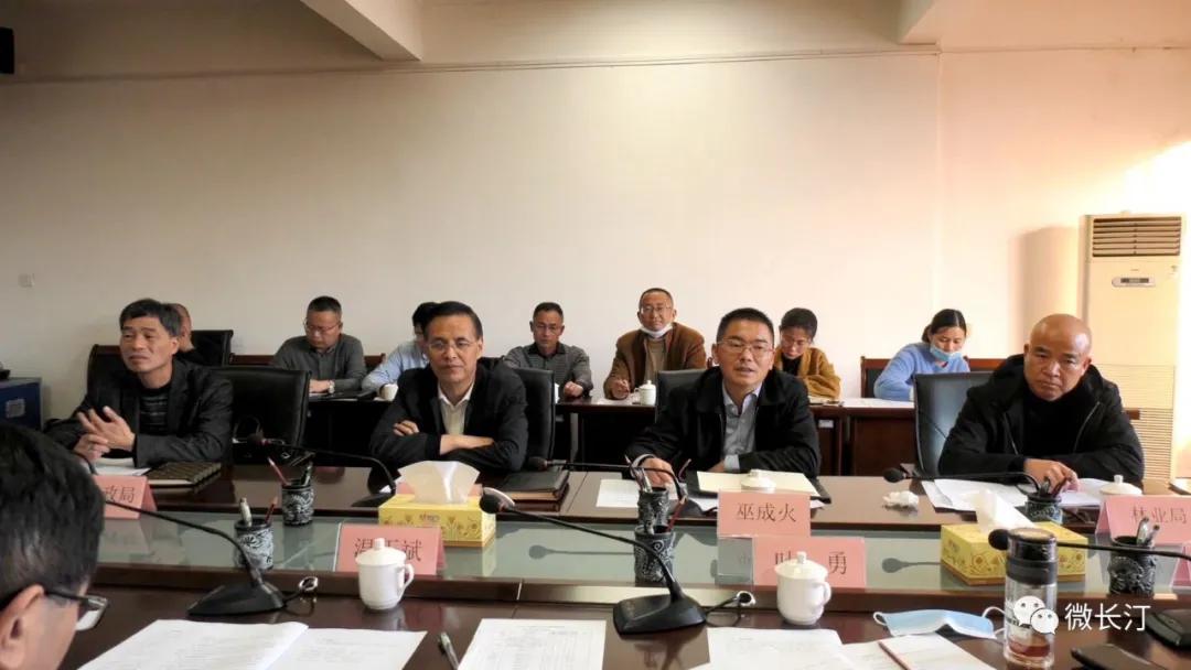 福建省金融监管局领导来汀调研