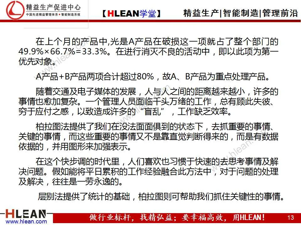 「精益学堂」品质管理的七种方法