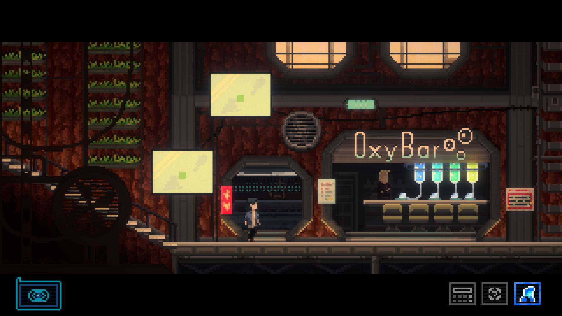 一款像素風格的偵探推理游戲