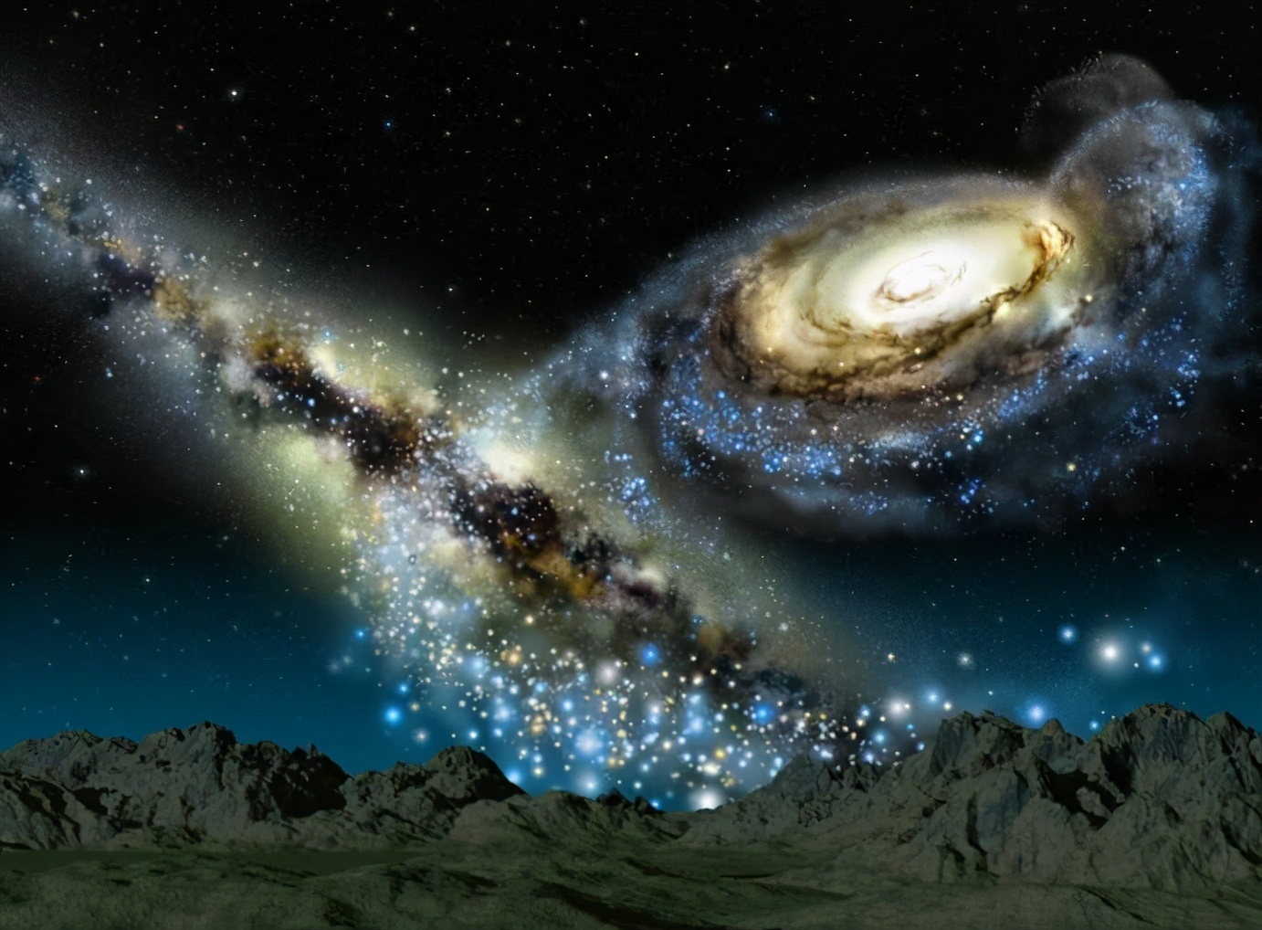 时间提前30亿年！NASA表示：仙女座已开始撞上银河系-第3张图片-IT新视野