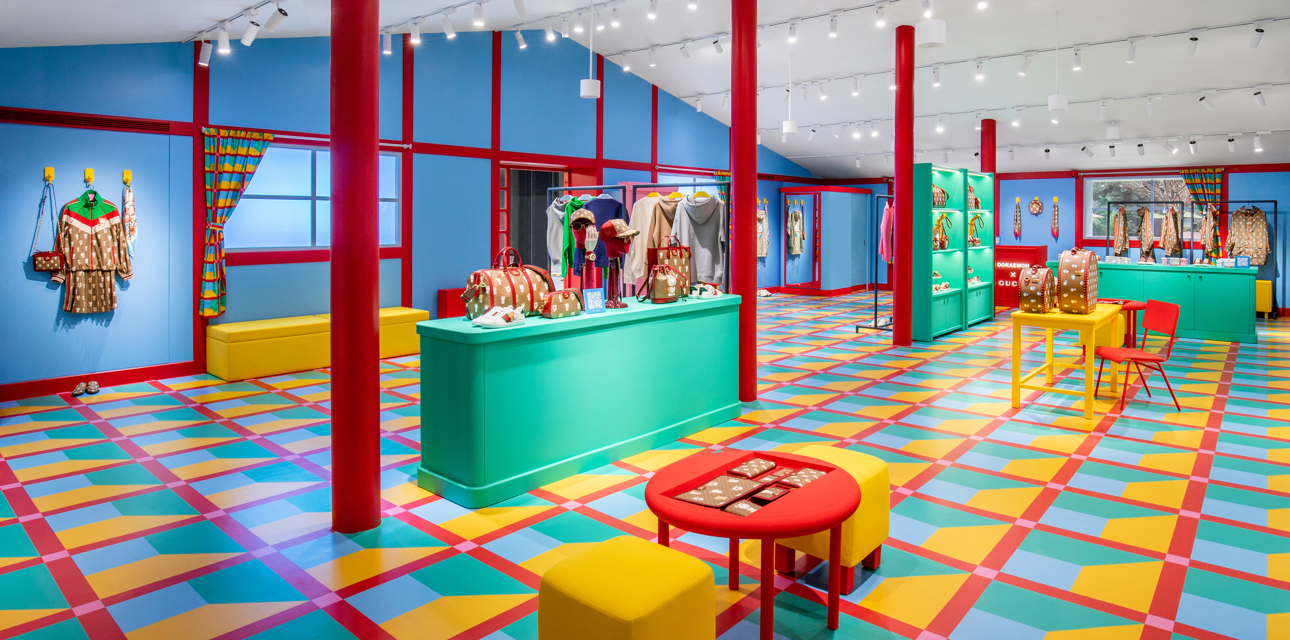 DORAEMON × GUCCI主题限时店于成都太古里开幕