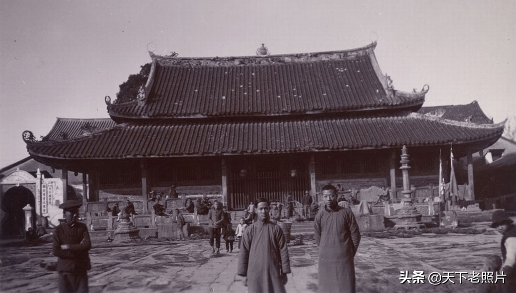 潮州老照片：民国时期的广济桥、开元寺、时钟楼