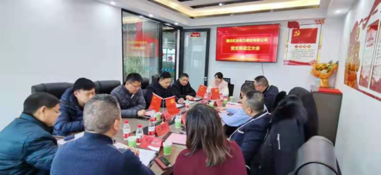 湖北省武汉市：虹投电力建设有限公司成立党支部
