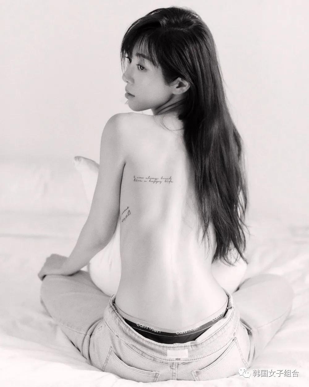 经历过每天都想死的日子后，她大秀裸背，韩网友希望她健康