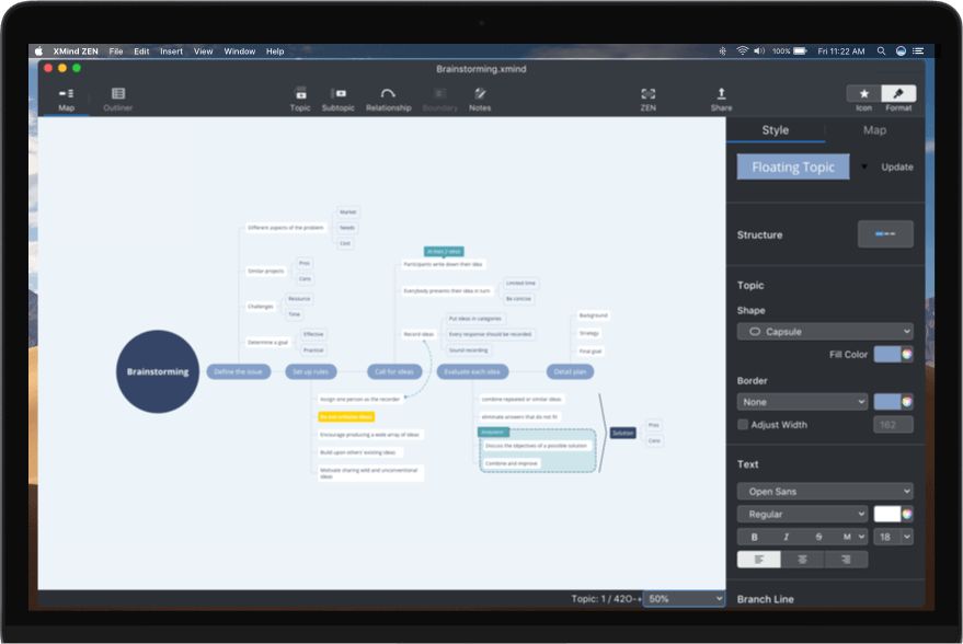 XMind 2019 思维导图 完美中文破解版（Win+Mac）