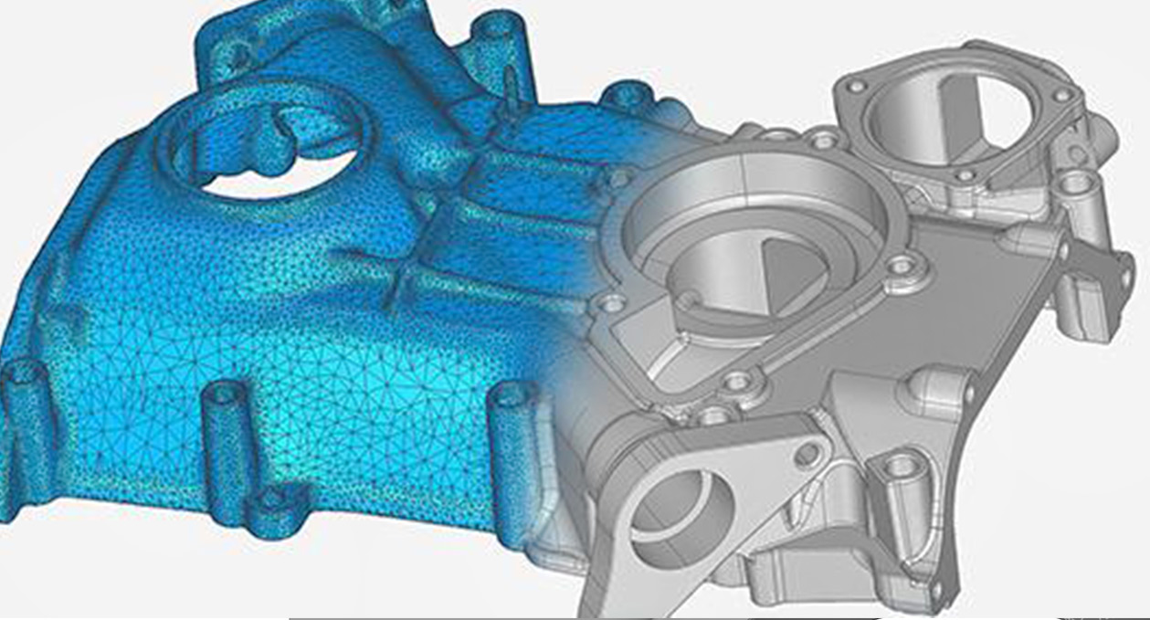 GOM Scan 1光学测量系统助力工业零件三维扫描全尺寸检测及逆向设计