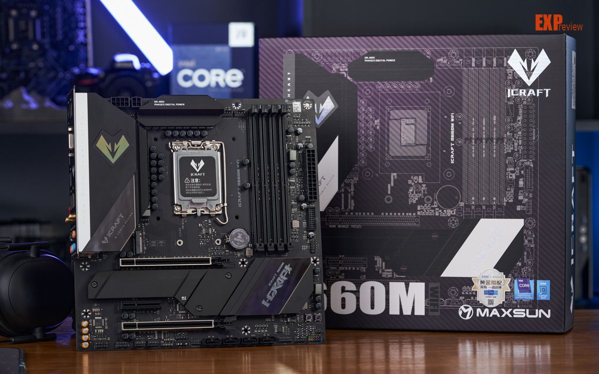 Mingxuan MSiCraft B660M WIFI motherboard evaluation 16phase CPU