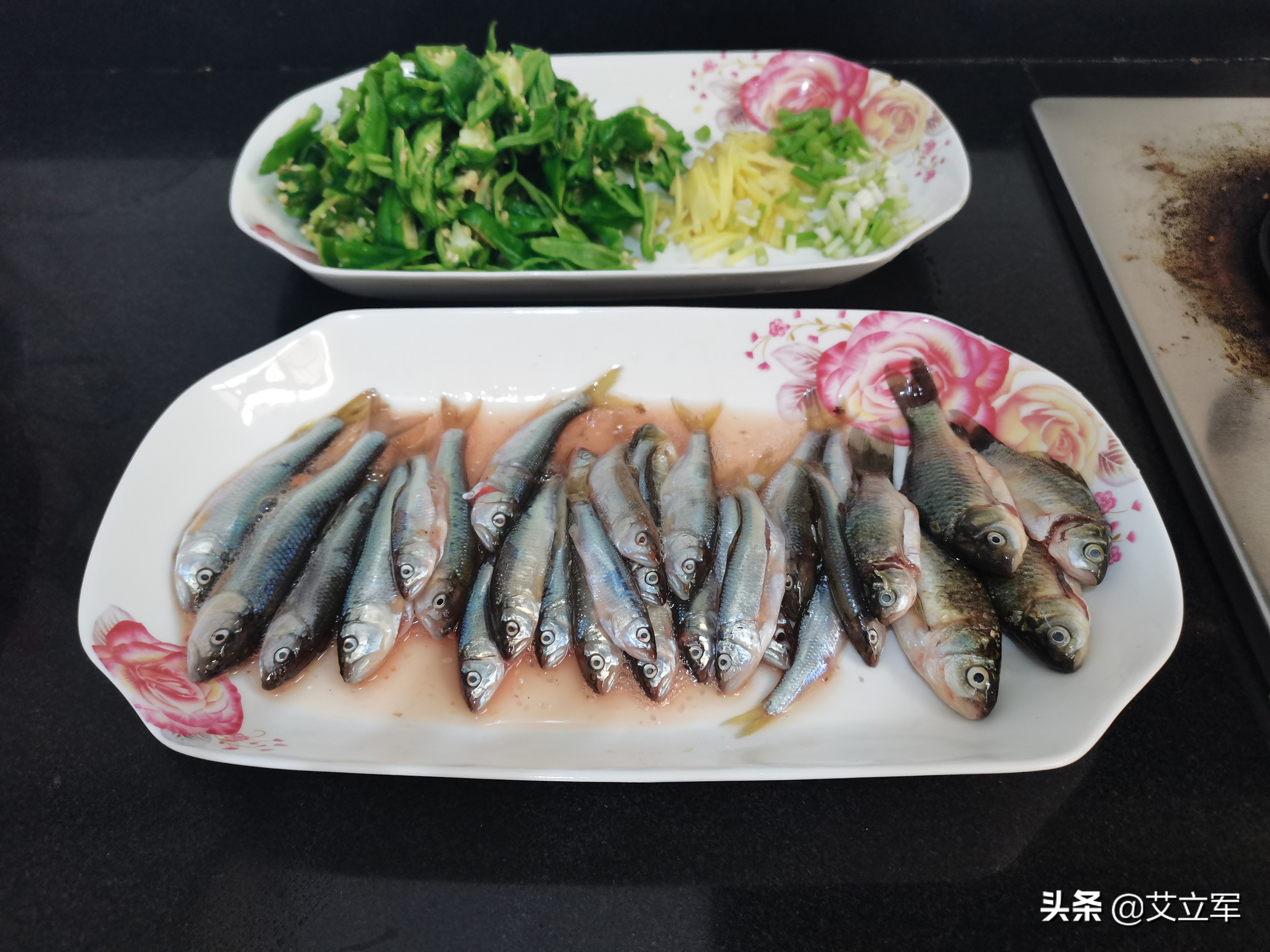 Rural homecooked green pepper fried dried fish, a musthave dish for