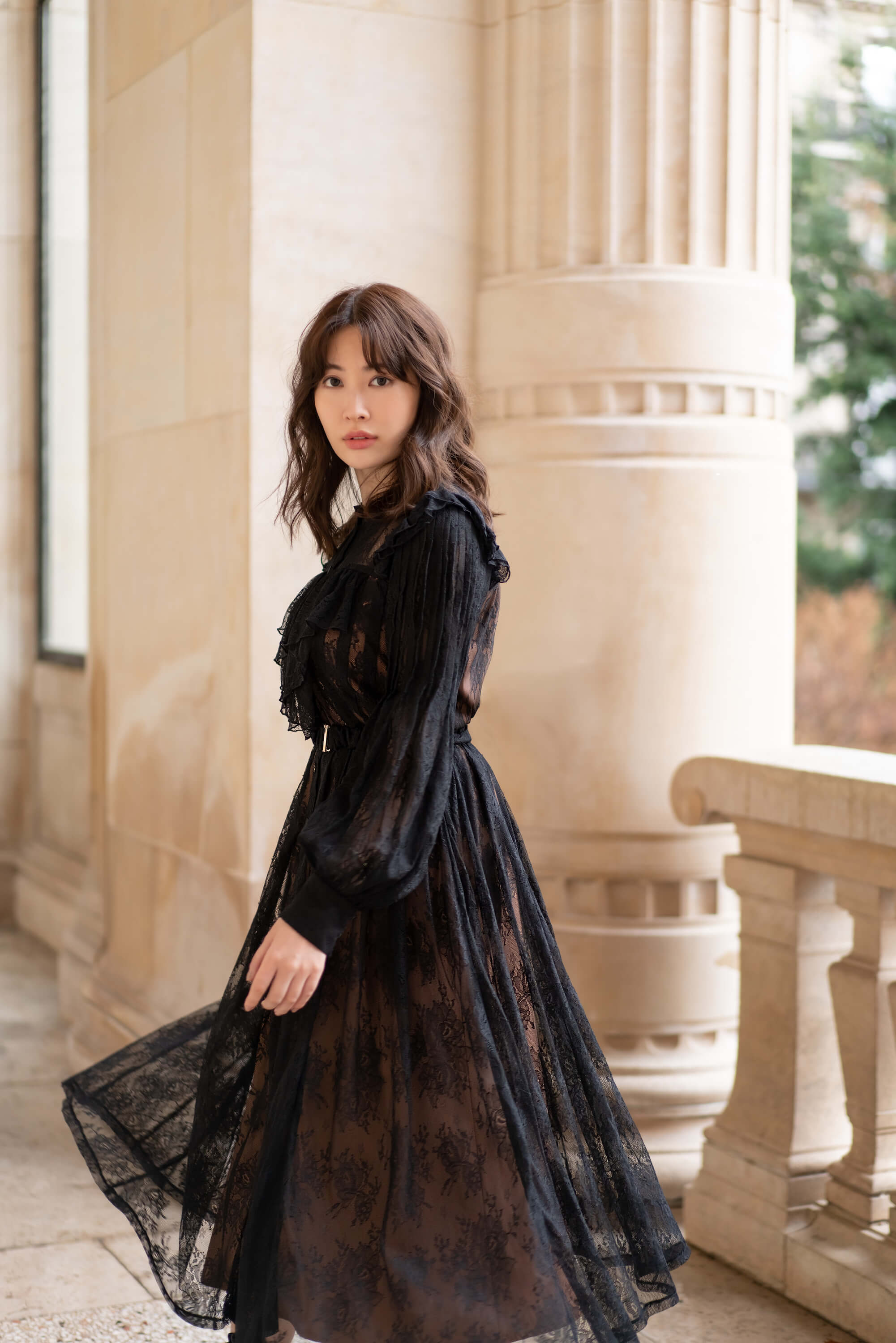 レア？！☆ herlipto Winter Lace Belted Long Dress | www.kdcow.com