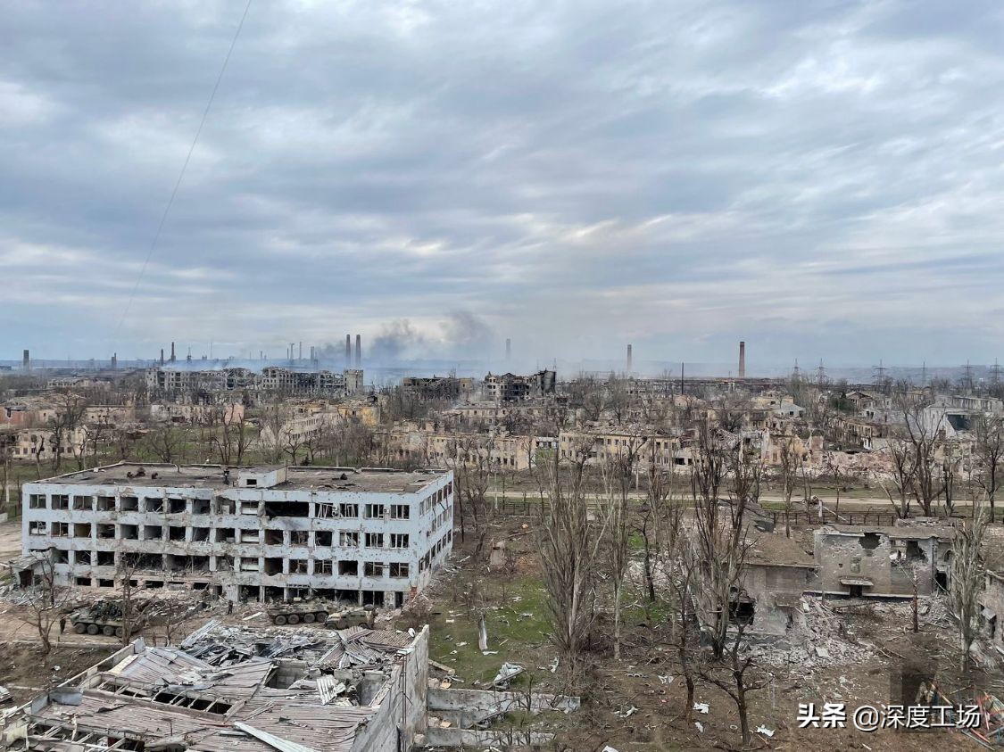 The Azov battalion drilled out of the steel plant to counterattack, and