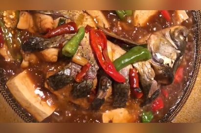草鱼头豆腐香辣做法